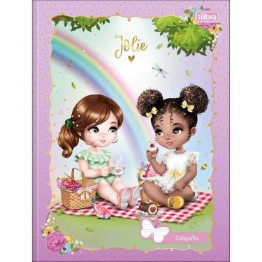 Imagem de Caderno De Caligrafia Brochura Tilibra Jolie - 40 Folhas Lilás
