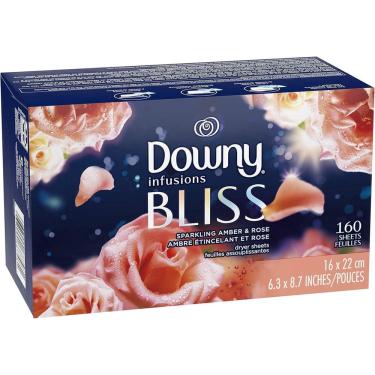 Imagem de Downy Infusions Bliss Lenço Amaciante Secadora 160 Folhas