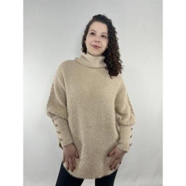 Imagem de PONCHO COM CABLE ALPELO 10100027-Feminino