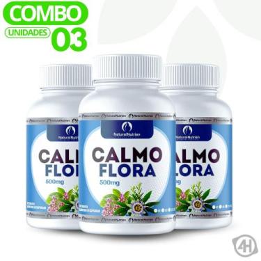 Imagem de Suplemento Vegano Calmo Flora 300cps de 500mg Cada - Natural Nutrien