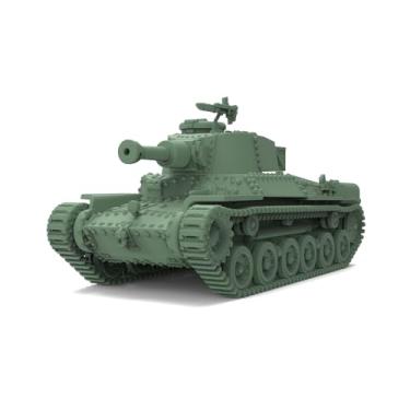 Imagem de MRY-SFW SS160821 Kit de modelo militar ferroviário escala 1/160 N Japão Tipo 97 Chi-Ha Short 12 cm Tanque de arma