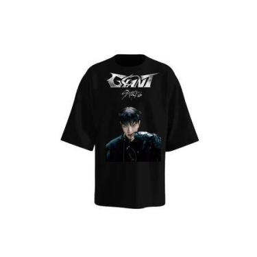 Imagem de Stray Kids Giant Camisa Unissex Estampada  Oversized - loja dinka, m, 