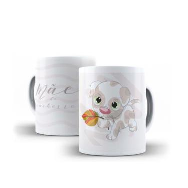Imagem de Caneca Porcelana Presente Dia das Mães 17 Mãe de Cachorro - Villa Cane
