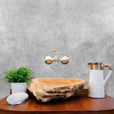 Imagem de Papel de Parede Cimento Queimado Silver 3,00m - Inove Papéis de Parede