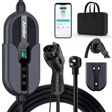 Imagem de Carregador para veículos elétricos AIMILER Nível 2 32A 220V-240V