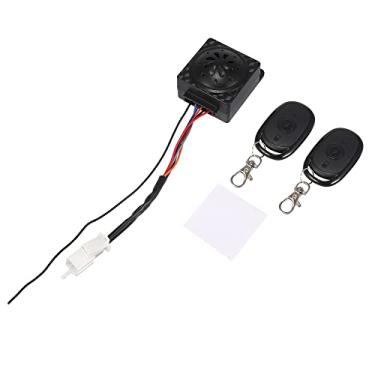Imagem de uxcell DC 48-72V Universal Motocicleta Sem Chave Sistema de Alarme Antifurto com Controle Remoto do Motor