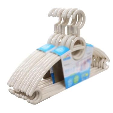 Imagem de Cabides De Plástico Design Conveniente Cabides Ideais Estilo Moderno Cabides Antiderrapantes Para Organizar Ternos Casacos Camisas Jaquetas, White