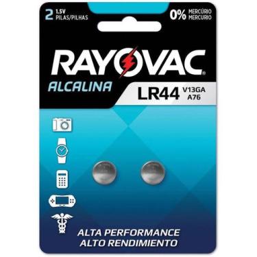Imagem de Bateria Lr44 Rayovac Alcalina Par - Eletronica Castro