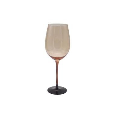 Imagem de Jogo de 4 taças para vinho Burano em cristal ecológico 600ml A25cm Mocaccino