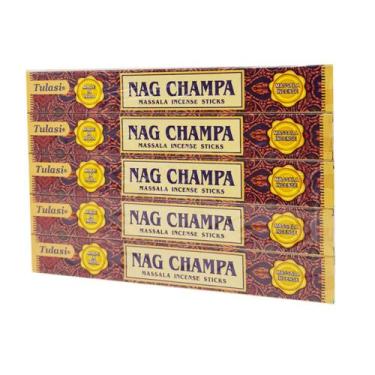 Imagem de Incenso Tulasi Massala Nag Champa 25 caixas de 7 varetas