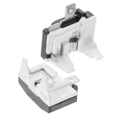 Imagem de HOMSFOU Protetor de Sobrecarga para Compressor de Refrigerador 2pcs, de Superaquecimento para Congelador, 1/3HP 1/5HP, ABS, Liga de Alumínio, 1.25 x 1.10 x 0.86 Polegadas
