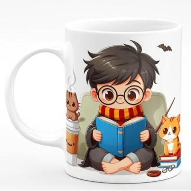 Imagem de Caneca de Porcelana Harry Potter 325ml Cats - PRMUG