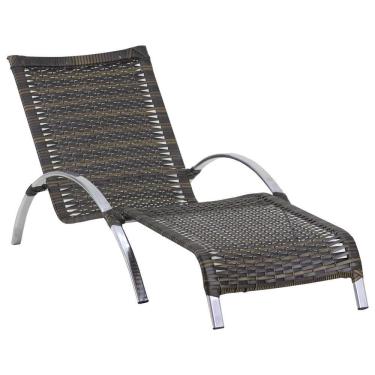 Imagem de Espreguiçadeira Em Alumínio e Fibra Sintética Trama 