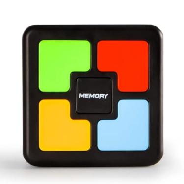 Imagem de Jogo da Memória Eletrônico Compacto com Luz e Som Brinquedo Educativo Infantil Estilo Genius 4 Cores e 5 Níveis de Dificuldade