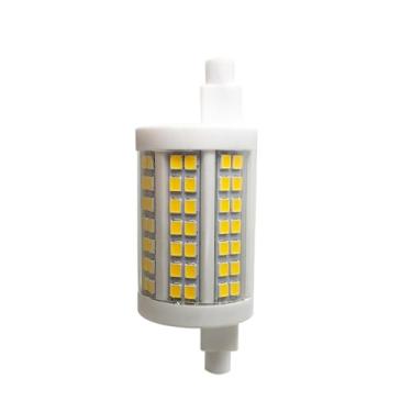 Imagem de Lâmpada LED R7S 1 peça – 78 mm/118 mm 10W-20W AC110V/220V regulável SMD2835 feixe de 360° (3 temperaturas de cor) holofote de cerâmica 78 mm 220 V 15 W branco quente