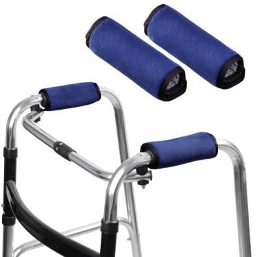 Imagem de lefeke Pacote Com 2 Almofadas Para Alças De Andador, Capas Apoio Mãos Acolchoadas Cadeira Rodas, Idosos, Andador