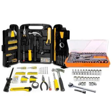 Imagem de Kit Profissional Ferramentas 129 Peças Maleta