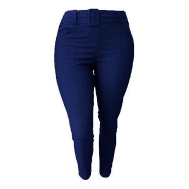 Imagem de Calça Plus Size Feminino Social Com Bolsos E Cinto  - Bucci Boutique, 