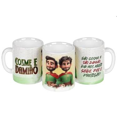 Imagem de Caneca branca católica santinhos (17378)