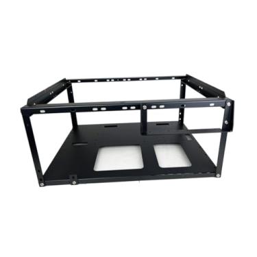 Imagem de NonMiFyR Rack Aberto para Placa-mãe de Computador, Estrutura de Gabinete de Computador, Sistemas de Resfriamento de água de 360 ​​mm Compatíveis, Gabinete de C