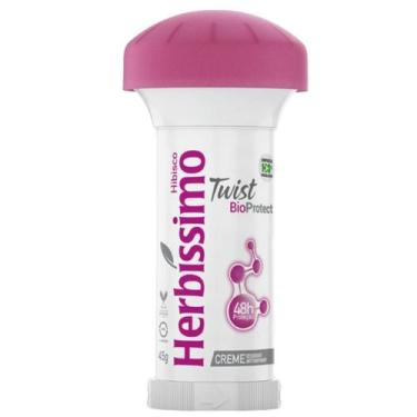 Imagem de Desodorante Twist Hibisco BioProtect Herbíssimo 45G - Dana - Dana Cosm