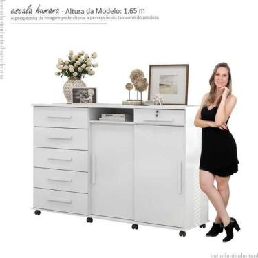 Imagem de Cômoda Grande Organizadora Max New Lukaliam Branco