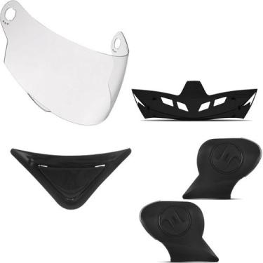 Imagem de Kit Reposição Capacete Evolution 788 com 10 Viseira 10 Entrada de Ar 1