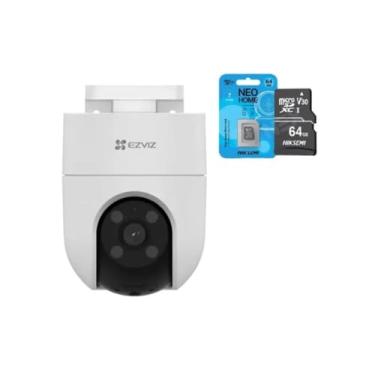 Imagem de KIT Câmera Wifi Externa Noturna Cs-h8c + MicroSD 64