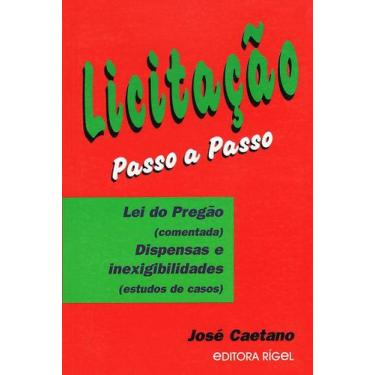 Imagem de Licitação Passo a Passo - Lei do Pregão - Editora Rígel
