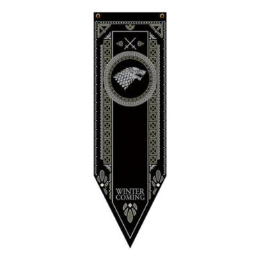 Imagem de Bandeira Flâmula Com Brasão Casa Stark Game Of Thrones - GS