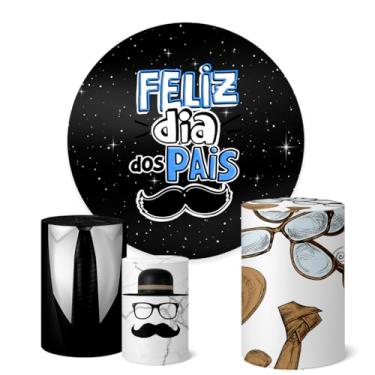 Imagem de Trio Capas Cilindro + Painel Redondo Dia dos Pais (K1PAI0025)