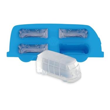 Imagem de BRISA Coleção VW – Molde de cubo de gelo VW T1 Bus, molde de cozimento, máquina de cubos de gelo feito de silicone