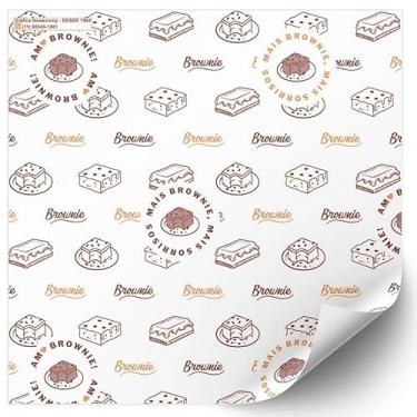 Imagem de Papel Manteiga Antigordura BROWNIE 15x15cm 500 UNIDADES