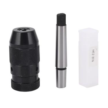 Imagem de Self Strie Drill Chuck sem chave B16 Aço de alto carbono de alto carbono 1 a 13 mm Range com barra de extensão MT2 para torno e máquinas de perfuração
