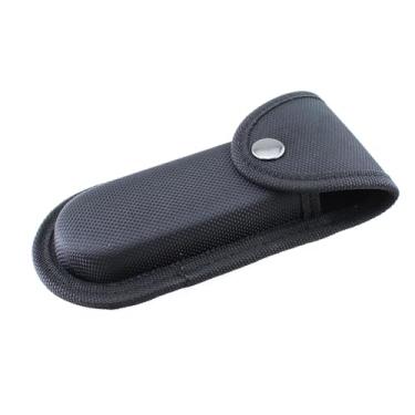 Imagem de TAODAN Bolsa multiferramentas preta 15,8 x 7,2 x 2,2 cm, bainha de canivete de bolso, produto para uso ao ar livre, adequado para acessórios de acampamento e pesca