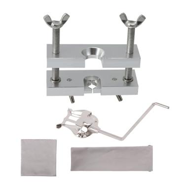 Imagem de Yibuy Ferramenta de extração de bocais prateada, removedor de bocal, trompete, marcha, lira