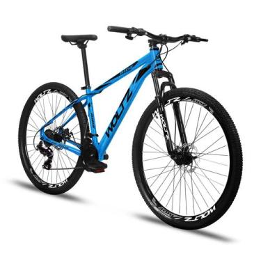 Imagem de Bicicleta Aro 29 Woltz Ride 21 Marchas Freios A Disco, Azul, 21