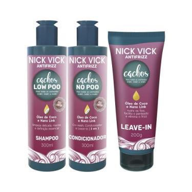 Imagem de Kit Cachos Nick Vick Antifrizz (3 produtos) - NICKVICK