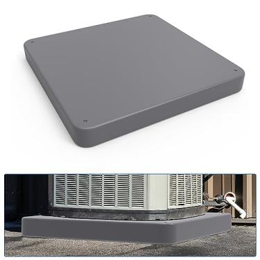 Imagem de Wincomfort Almofada condensadora para bomba de calor de ar condicionado, 61 cm x 61 cm x 7 cm AC suporte de plástico condensador externo almofadas antivibração