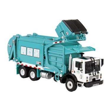 Imagem de Generic Truck Toy Kids jogam veículo de lixo de lixo brinquedo de desenvolvimento precoce para crianças de 4 a 7 anos de idade Favores de festas presentes, Verde