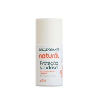 Imagem de Desodorante Roll-on Natural C/Extrato De Rosa Mosqueta 60ml