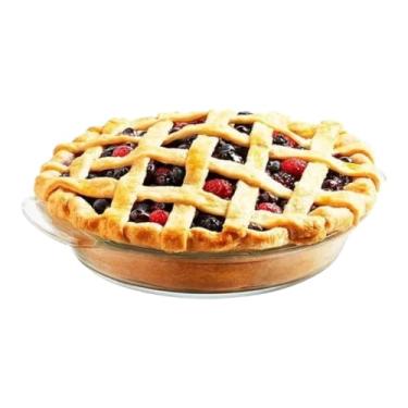 Imagem de Forma para Torta de Vidro, Redonda, 22,9 cm x 4,1 cm, 1,3L, Travessa para Assados