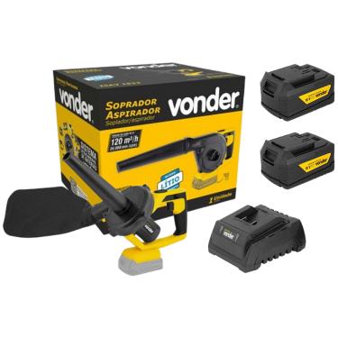 Imagem de Soprador e Aspirador ISAV 1823 + 2 Baterias 18V 2Ah Vonder