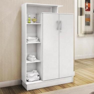 Imagem de Armário Multiuso Elite 2 Portas com Chave - Demóbile - DEMOBILE, BRANC