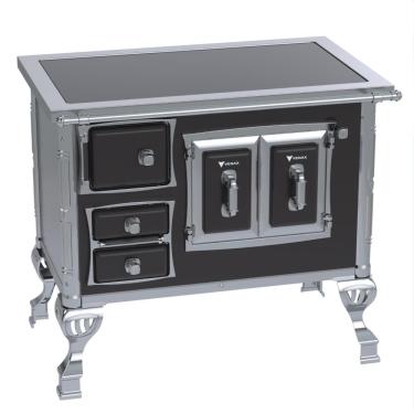 Imagem de Fogao a Lenha Venax GII n 1 Sec XVIII Premium Preto SD