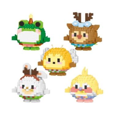 Imagem de Mini Blocos de Construção 3D - Modelo de Diamante de Animal - Brinqued