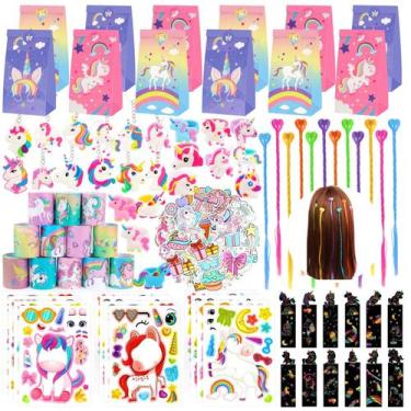 Imagem de Conjunto de lembrancinhas Mepmela Unicorn Birthday Supplies para menin