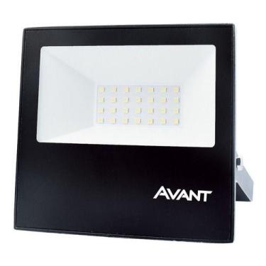 Imagem de Kit C/ 3 Pçs Luminária Refletor 30w Led Bivolt A Branco Frio - Avant, 