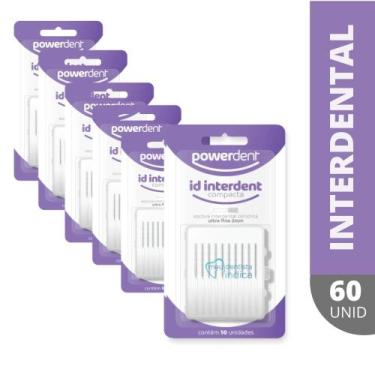 Imagem de Escova Interdental Cilíndrica 2mm (Branca)  10 unidades  Powerdent - 6
