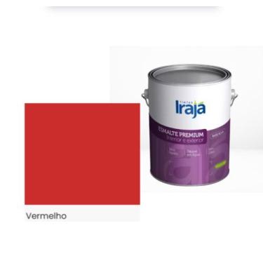 Imagem de Tinta Para Madeira Ferro Metal Esmalte Base Agua 900ml Iraja Premium, 